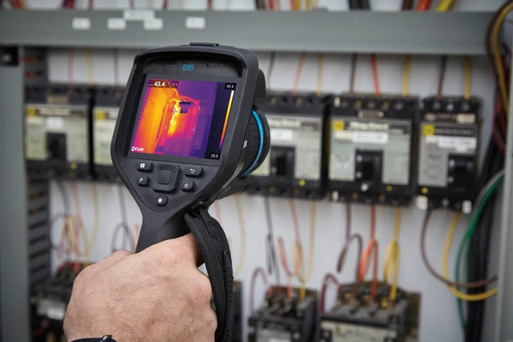 Infrared thermal imaging of electrical equipment